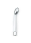 Wossi G-Spot Uyarıcılı Titreşimli Gümüş Vibratör Dildo 21 cm