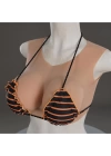 Giyilebilir Silikon Göğüs Sarışın Büyük Boy F Cup