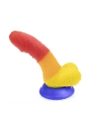 Wossi Gökkuşağı Realistik Dildo 12cm