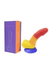 Wossi Gökkuşağı Realistik Dildo 12cm