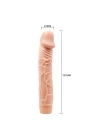Güçlü Titreşimli 22,5 cm Realistik Vibratör Gerçekci Penis Dildo