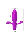 Wossi Klitoral Uyarıcılı Titreşimli Anal Plug