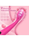 Klitoris Uyarıcılı Modern Vibratör Rose Pembe