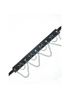 Metal Halkalı Zincir Detaylı Gotik Harness Kemer