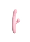 Wossi Modern Emişli ve Titreşimli Rabbit Vibratör Pembe