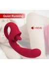 Modern G Noktası Uyarıcılı Vibratör Kırmızı