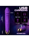 Wossi Modern Gerçekçi Dildo Vibratör Mor