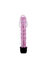 Modern Tırtıklı Şeffaf Vibratör Pembe