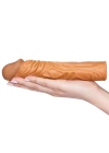 Wossi Nature Extender 5 cm Dolgulu Premium Melez Silikon Penis Kılıfı