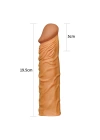 Wossi Nature Extender 5 cm Dolgulu Premium Melez Silikon Penis Kılıfı