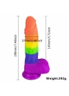 Rainbow Dildo 19 cm