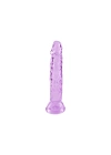 Wossi Şeffaf Mor Silikon Gerçekçi Dildo 14cm