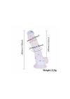 Wossi Silikon Realistik Gökkuşağı Dildo 18cm