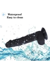 Wossi Siyah Realistik Dildo - 22 Cm