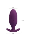 Telefon Kumandalı 12 Titreşim Fonksiyon & 3 Elektro Şoklu Teknolojik Anal Vajinal Vibratör