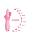 Wossi Tırtıklı Dil Vibratör Pembe