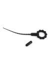 Titreşimli Boğumlu Penis Plug Siyah