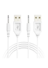 Vibratör İçin DC Uçlu USB Şarj Kablosu 30 cm