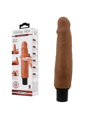 21,5 cm Çift katmanlı Güçlü Titreşimli Realistik Vibratör Gerçekci Penis Dildo - Waldorf