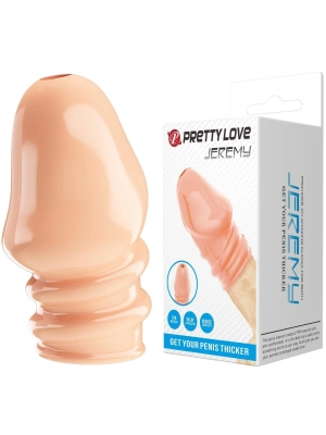 Kalınlaştırıcı Ten Rengi Penis Kılıfı - Jeremy