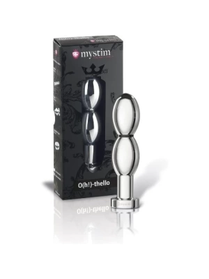 Mystim O Thello Çelik Anal ve Vajinal Elektirik Şoklu Dildo