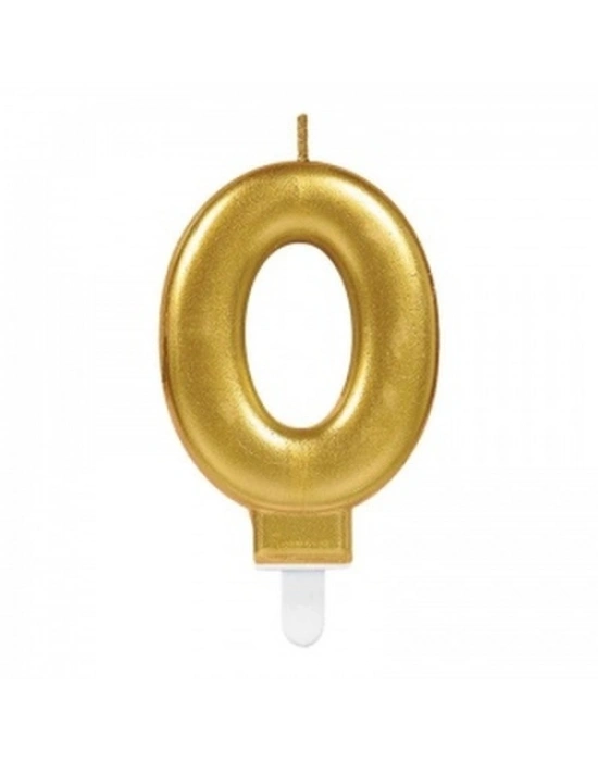 0 Rakam Mum Gold Renk