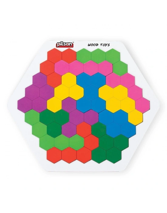 02 016 Ahşap Petek Tangram