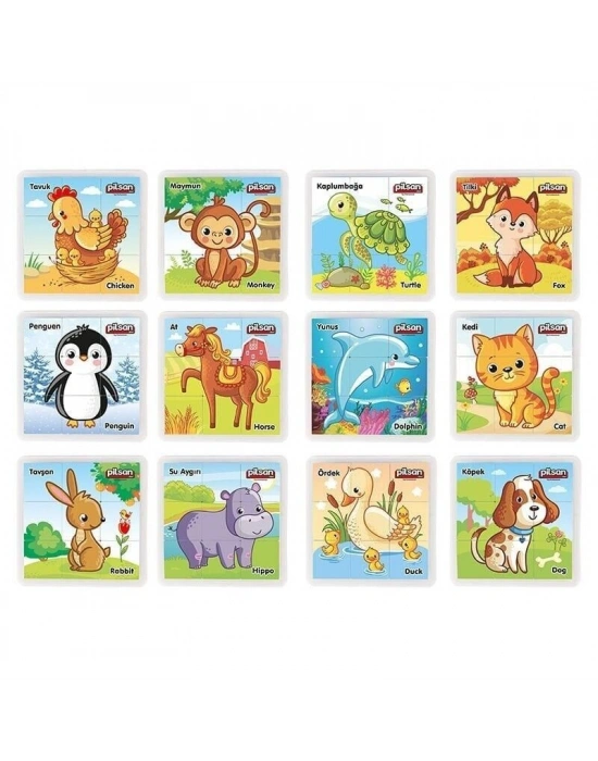 03 355 Anımal Serıes Puzzle Set
