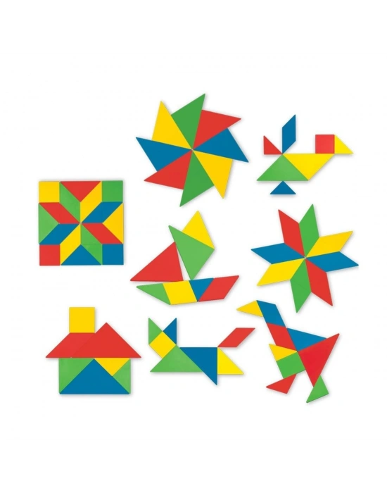 03698 Tangram 28 Parça -Dede