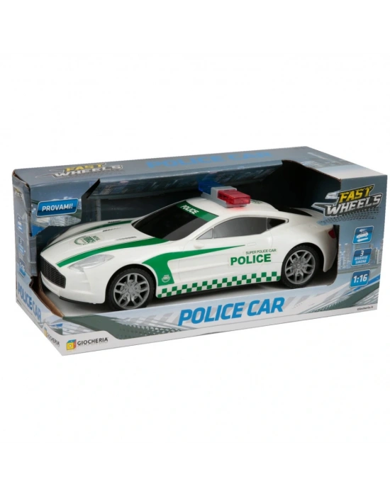 1:16 Işıklı ve Sesli Polis Arabası