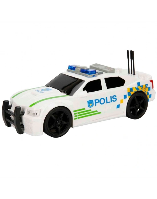 1:20 Maxx Wheels Sesli ve Işıklı Polis Arabası 19 cm