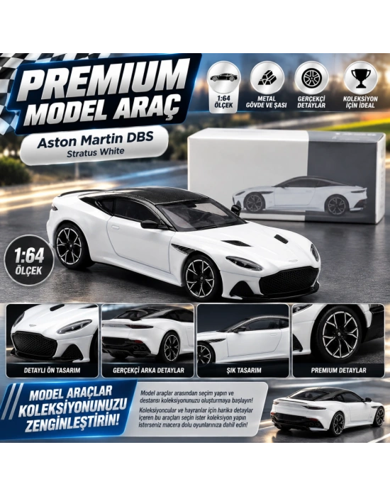 1/64 Aston Martin DBS Stratus White