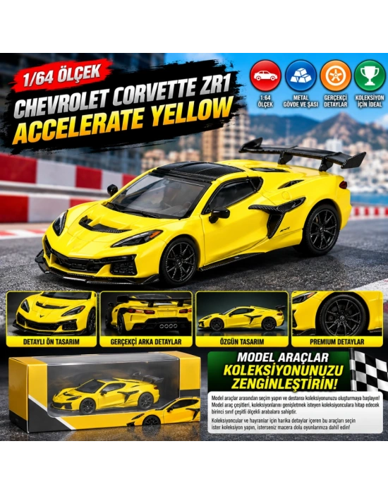 1/64 Chevrolet Corvette ZR1 Accelerate Yellow