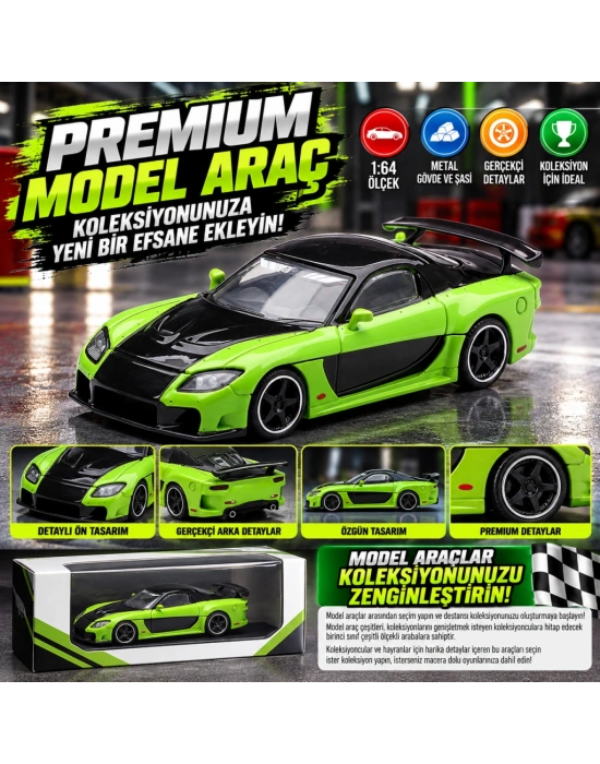1/64 Mazda RX-7 VeilSide Fortune7 Green
