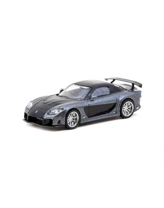 1/64 Mazda RX-7 VeilSide Fortune7 Grey Metallic / Black