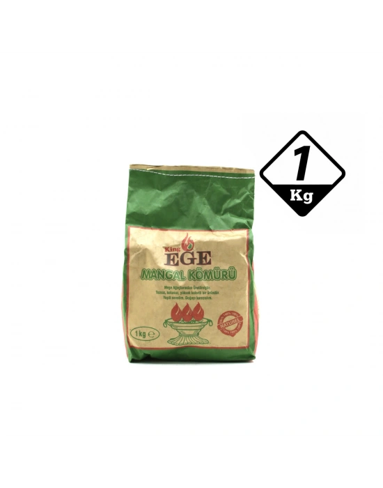 1 kg Mangal Kömürü - Çıra Hediyeli - Meşe Kömürü