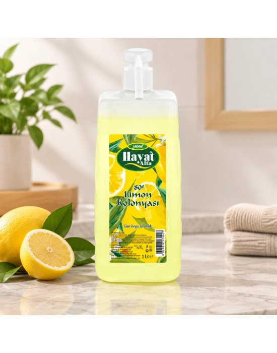 1 L Pompalı Limon Kolonyası