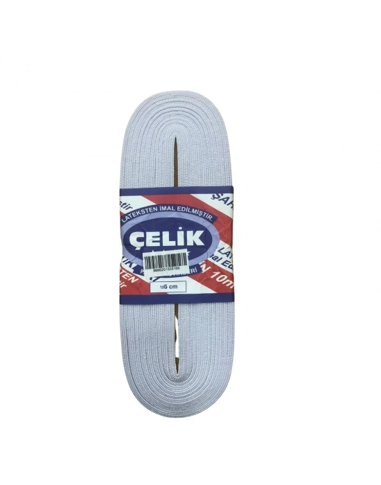 10 m 2 cm Beyaz Paça Lastiği
