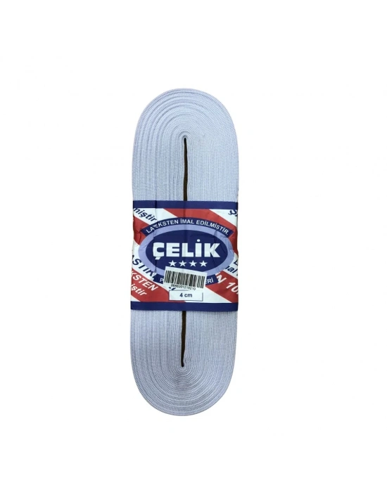 10 m 4 cm Beyaz Paça Lastiği