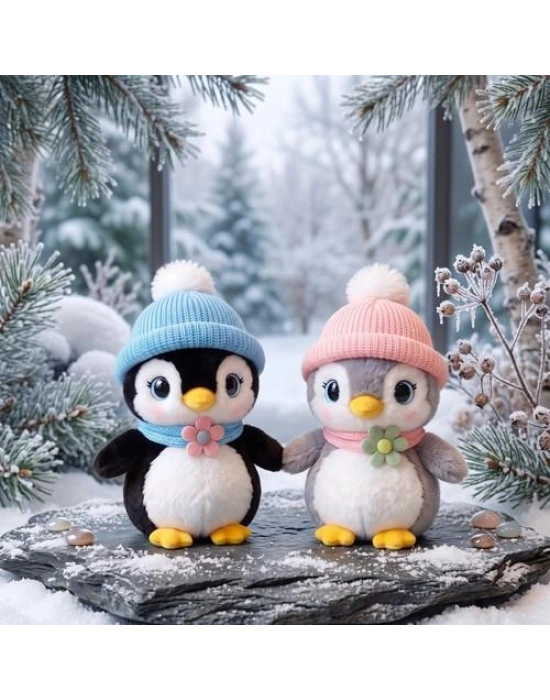 10028 Şapkalı Penguen Peluş 27CM