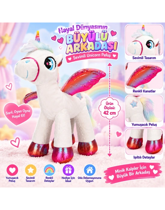 1004742 Peluş Kanatlı 42CM