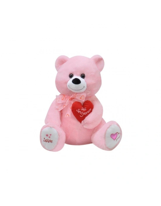 1045P SL Tıkıl Ayı 65 cm Pembe