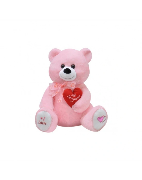 1045P Sl Tıkıl Ayı 65CM Pembe