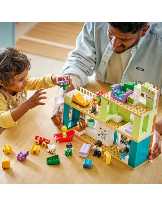 10470 3ü1 arada Figürlü Modern Aile Evi 166 parça +2 yaş