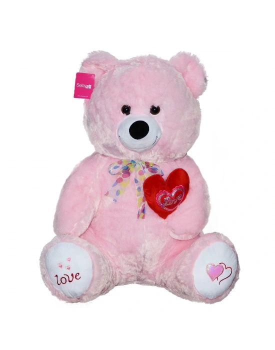 1054P Tıkıl Ayı 70CM Pembe