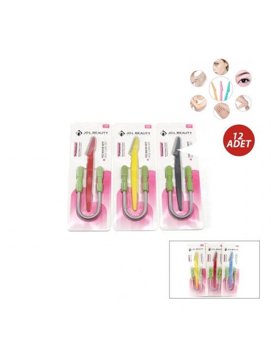 12 Adet 2CPS Kaş Usturas - Yanak Yayı Set