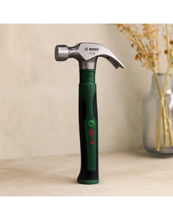 12 oz Orta Çatal Çekiç 24 cm - Ergonomik Yumuşak Sap