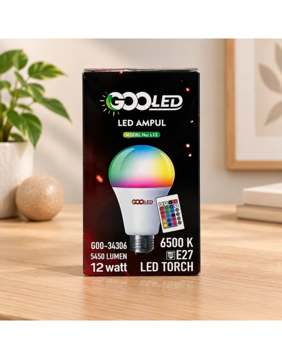 12 W RGB Kumandalı Ampul