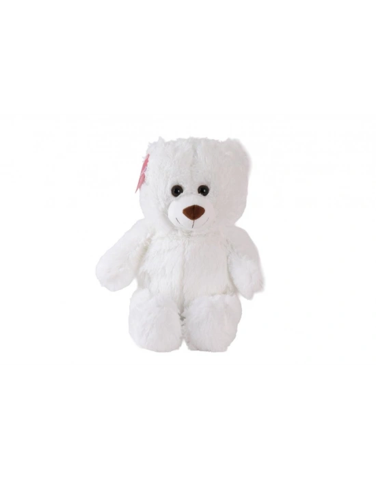 1216B Puffy Salaş Ayı 45 Cm Beyaz