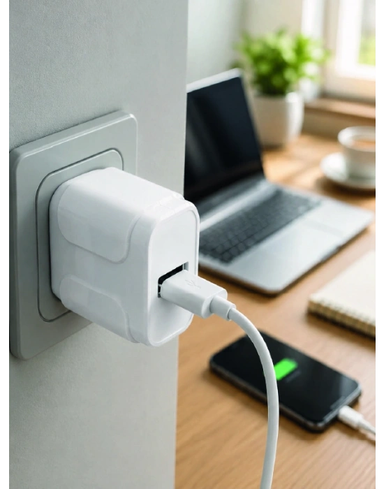 12W USB Şarj Adaptörü Ev ve Ofis Kullanımına Uygun